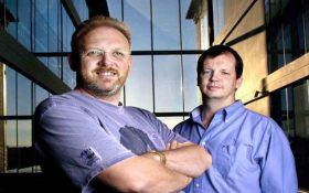 تصویری از ادوارد ری و اندرو بلک خالقین سایت betfair