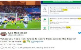 شرط بندی جالب در جام جهانی 2018