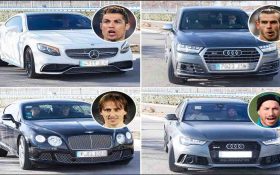 آشنایی با خودروهای گران قیمت فوتبالیست ها