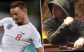 جیمز مدیسون بازیکن انگلیس با فریب تیم، در شب باخت به چک در حال بازی پوکر در یک کازینو دیده شد!