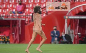 جیمی جامپ لخت در بازی دیشب منچستریونایتد