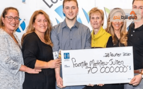 کارگر خوش شانس سوپرمارکت برنده لاتاری ۷۰ میلیون دلاری شد