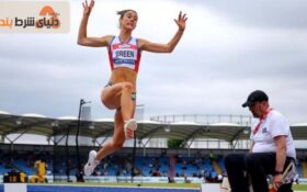 شکایت ورزشکار انگلیسی اولیویا برین به بدن نما بودن شورت ورزشی