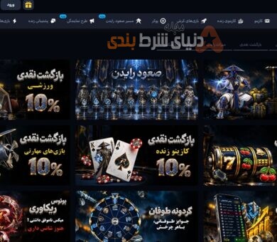 رایدن بت | معرفی سایت برتر شرط بندی